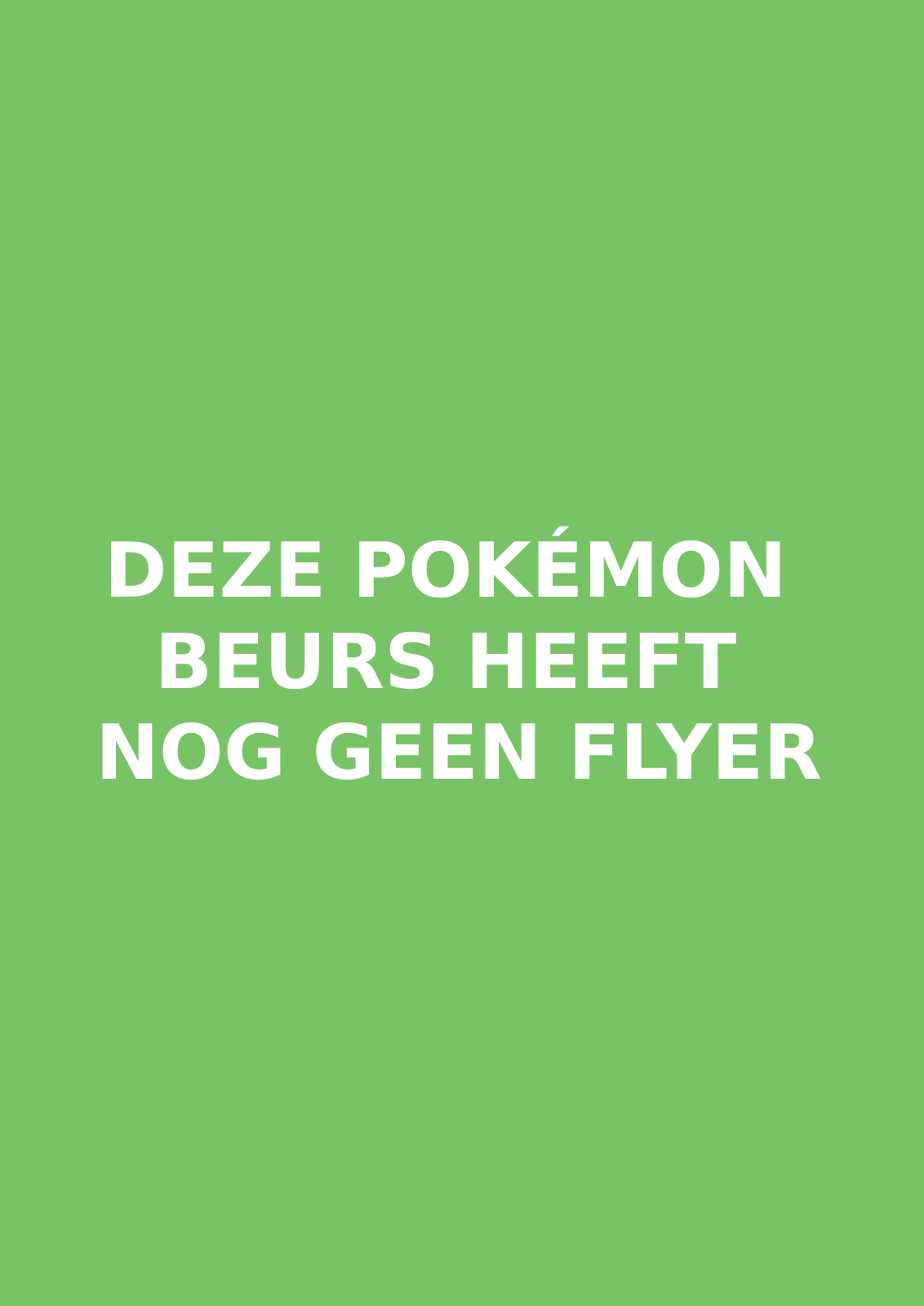 Standaard flyer